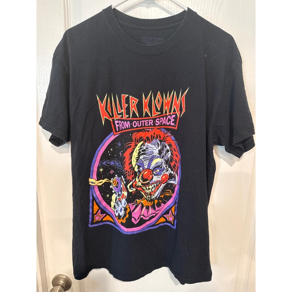 Killer Klowns From Outer Space Shorty Graphic T-Shirt Mens Large Black Horror
